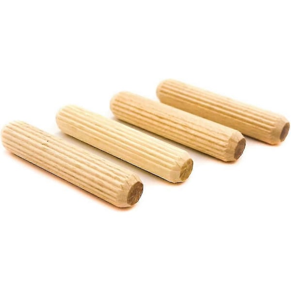 400 st 8mm X 40mm Träplugg - Massiv Bok Träplugg Idealisk För Träfräs - Lämplig För Borrjigg/borrguide