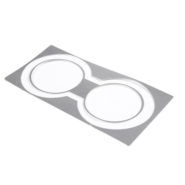 Til 2007-2013 Aluminium Legering Bil Central Kontrol Vand Kop Holder Trim Mærkat Biltilbehør Sølv