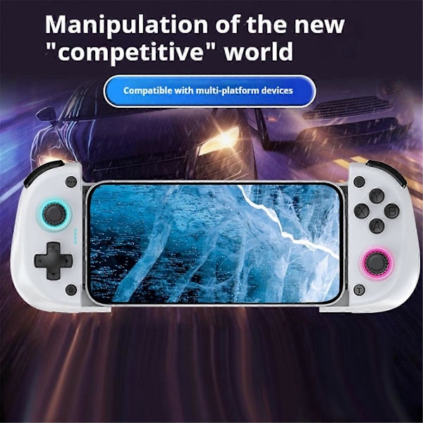 X5mini Trådløs Mobiltelefon Gaming Controller med Køleventilator Bluetooth Strækbar Gamepad til A