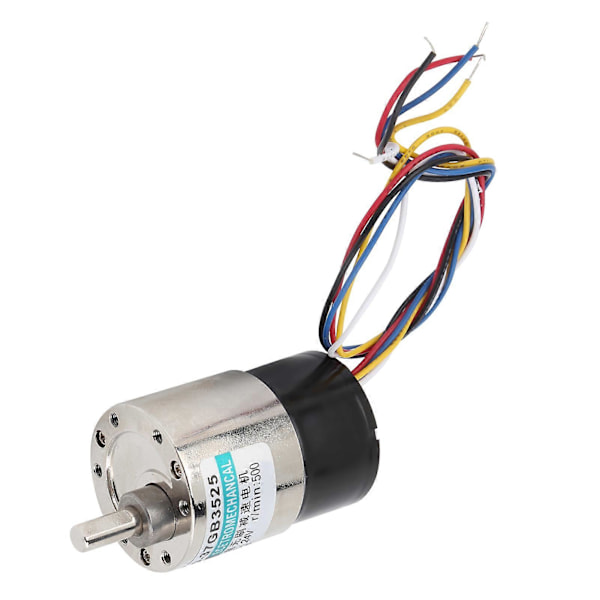 DC-borstlös motor CW/CCW hastighetsreducering stor vridmoment 24V för mikromaskiner XD?37GB3525500rpm/min