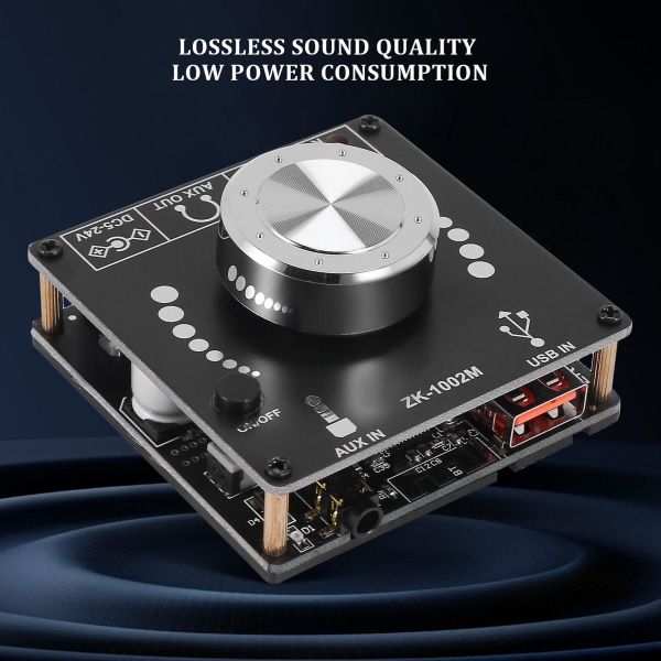 -1002m Bluetooth 5.0 Subwoofer forsterkerkort 2x100w 2.0 Channel High Audio Stereo Amplifier Board