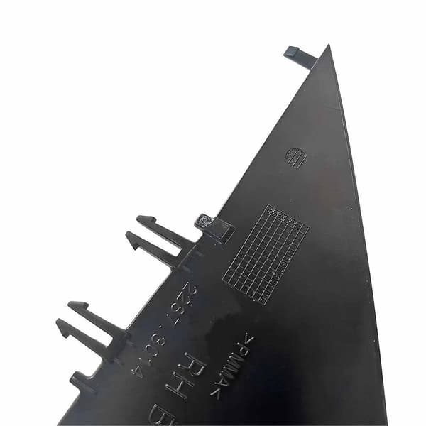 Bakspejls trekant trim plade 1495633-00-b til Model Y, højre