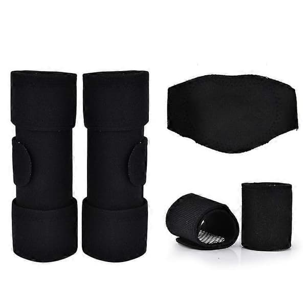 Tomalin magnetisk självuppvärmande knäskydd nackskydd handledsskydd tre set