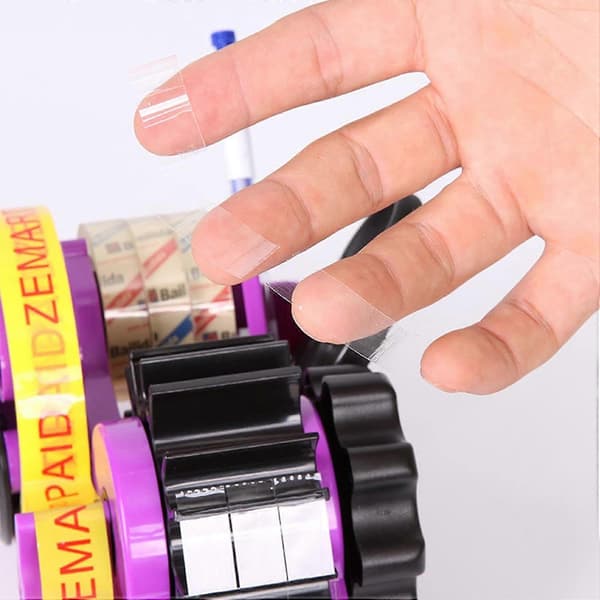 Multi Roll Semi-automatisk Bordtape Dispenser, Multi Roll Kutt Termisk Tape Dispenser Sublimering