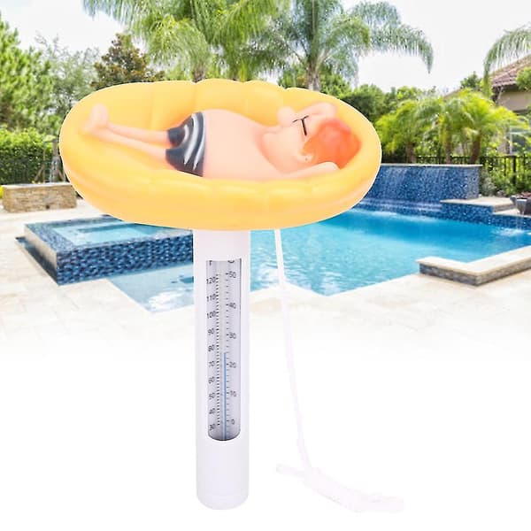 Sød Flydende Pooltermometer Temperaturmåler Kompatibel Til Udendørs Indendørs Swimmingpools Spa