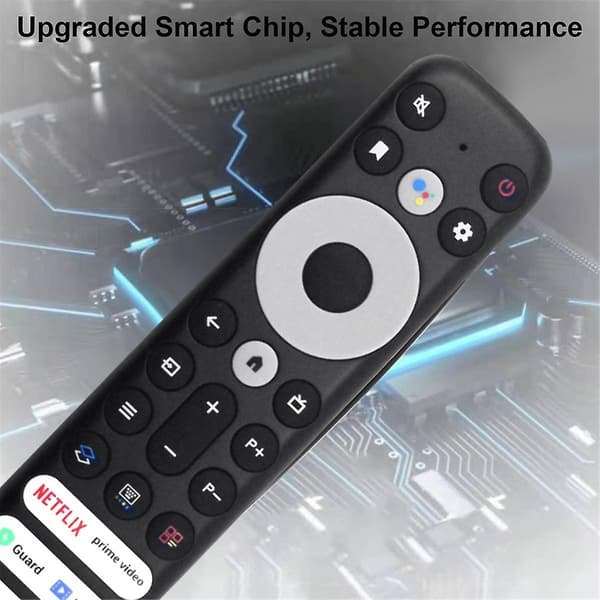 Erstatningsfjernkontroll RC902V FMR2 for Smart TV RC902V FMR4 RC902V FMR1 Universal 50/75C725 Uten Stemmefunksjon