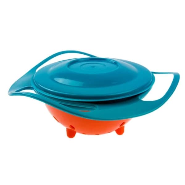 Barnsäker skål/tallrik, UFO-Fomad blå
