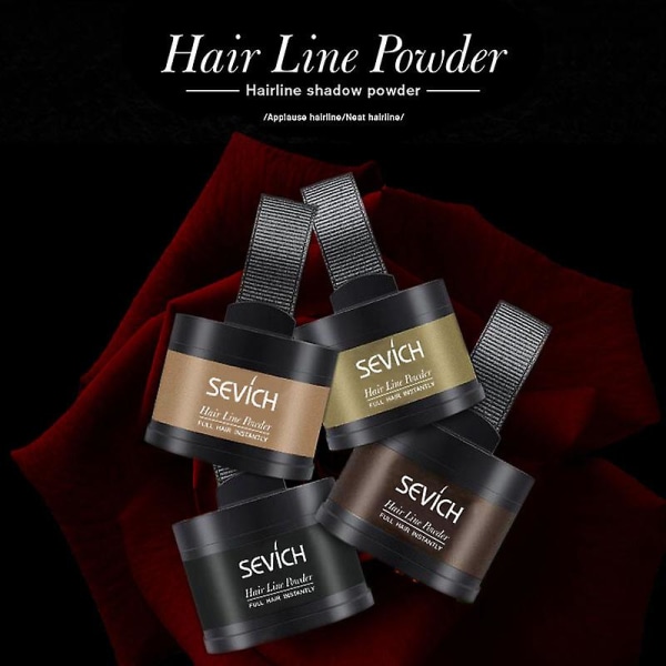 Magic Natural Hair Cover Up Powder Hair Root Line Conceal Pang Shadow 7 färger svart