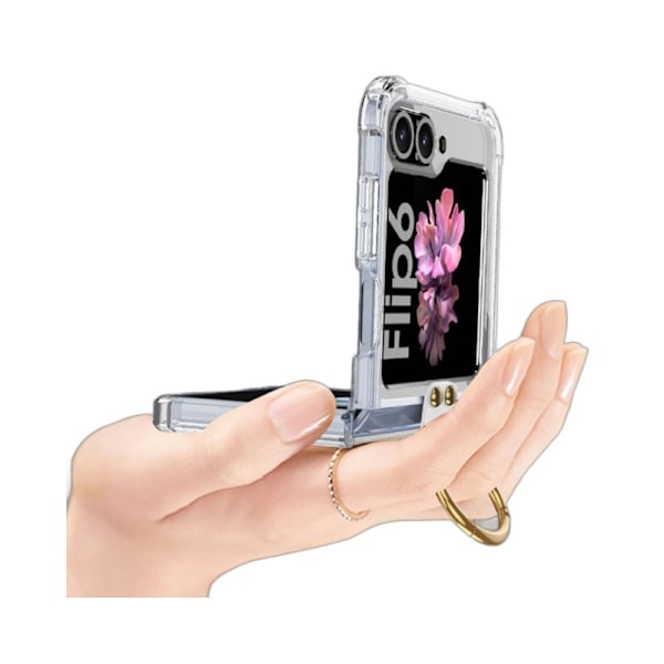 Anti-fall mobiltelefonveske egnet for Samsung Z Flip6 mobiltelefonveske purple