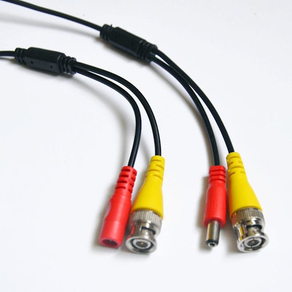 32FT 10M CCTV BNC Videokabel med strøm for DVR overvåkingssystem