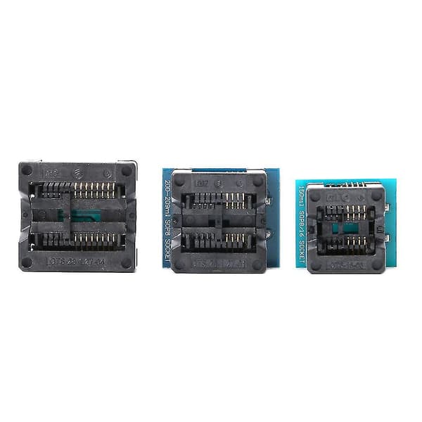 3 stk. Sop16 til Dip8 Adapter+sop8 Adapter Ic Programmeringssokkel Kompatibel med Ezp2010 Ezp2013