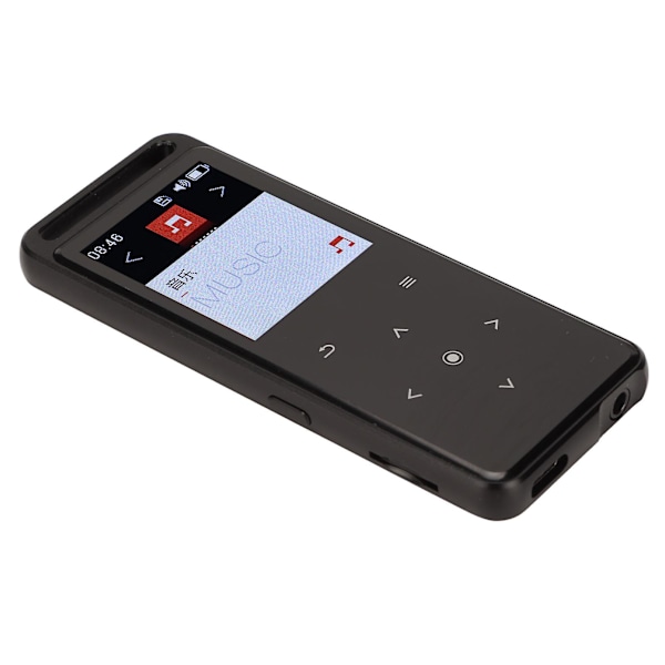 MP3-soitin Bluetooth 5.0 HiFi Lossless Kosketusohjaus Tallennus Musiikkisoitin FM-radiolla E-kirja 32GB