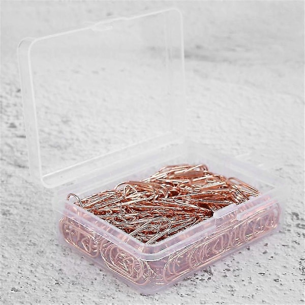 150 Stykker Søde Papirclips Mini Clips Hjerteformede Papirclips Bogmærke Clips Til Kontorartikler S