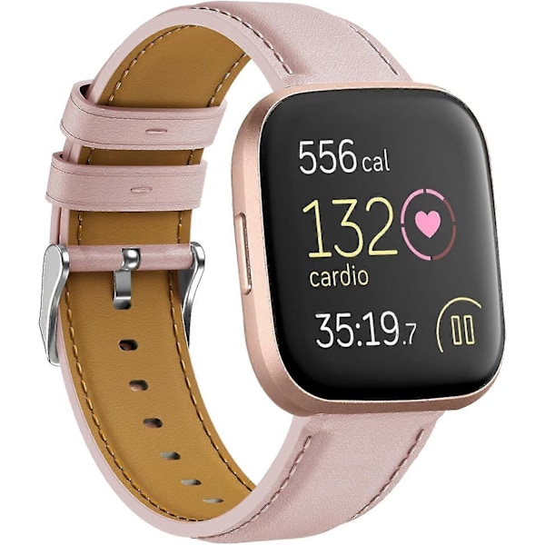 Äkta Läderarmband för Fitbit Versa 2
