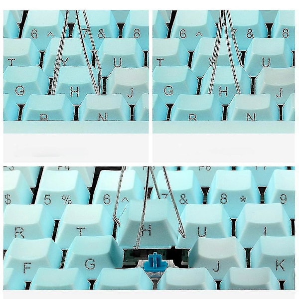 Keycap Aftrækker Rustfrit Stål Keycap Fjernelsesværktøj Til Fjernelse og Reparation af Tastatur