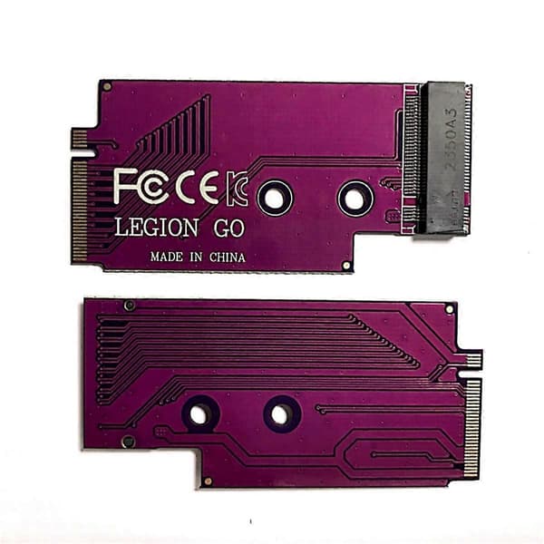 Modificeret Overførselsplade til Legion Go SSD Hukommelseskort Adapter til NVME M.2 2242 til 2280 Harddisk Kort Tilbehør (A)