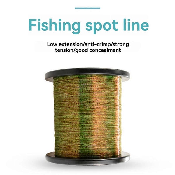 1000m Fiskesene Flekkete Fluorokarbonbelegg Sene Fluefiskesene Prikkete Karpe Fluorokarbon Lin
