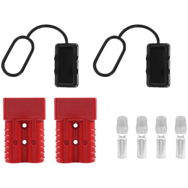 350A 2/0 AWG Battery Power Connector Cable Quick Connect Disconnect Kit for Anderson Connector for