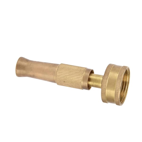 Justerbar Vridningsdyse Kraftig Solid Messing Fortykket Hageslange Sprøyteadapter for Vanning