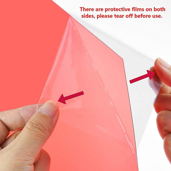 9 stk Gel Lysfilter Fargekorrigering Fargede Overlegg Film Lysfilter For Film, Video, Foto