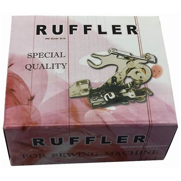 Ruffler Symaskin Trykkfot (#55705) For Singer Juki Brother Lav Shank Symaksin