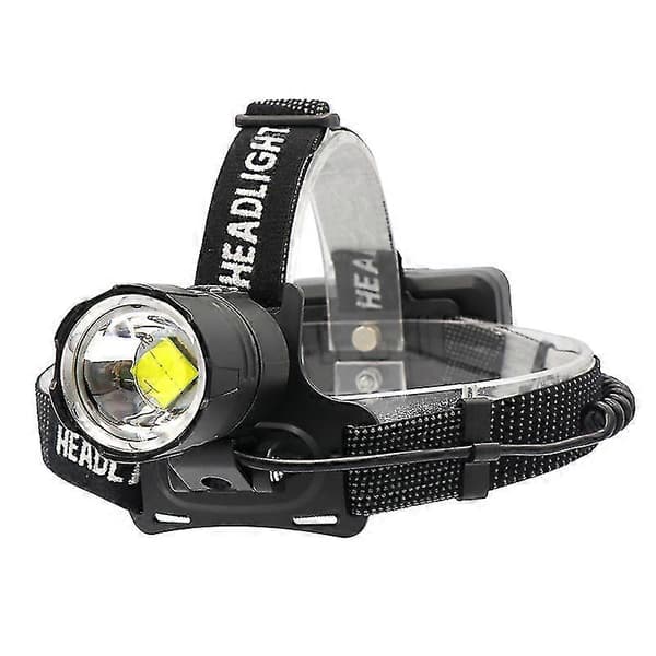 Oppladbar hodelykt 10000 Lumen Zoombar Vanntett Hodelykt Lyseste Hodelykt