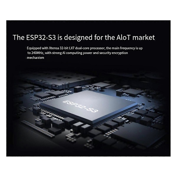 ESP32-S3 ETH Kamera Utviklingskort PoE RJ45 / OV2640 OV5640 Port / W5500 / Micro-SD for Størrelse, B