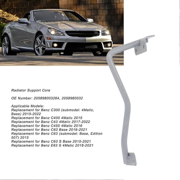 Radiator Support Core 205898003264 Stærk Struktur Udskiftning Til Benz C300 C400 C43 C450 C63 E63