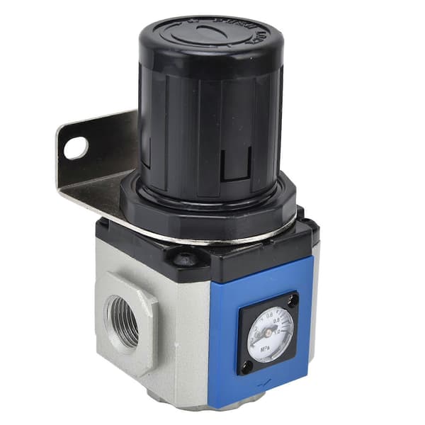 Lufttrycksregulator 0.05~0.9mpa 20?130Psi Justerbar Kontrollventil med FästeGR400?15 PT1/2
