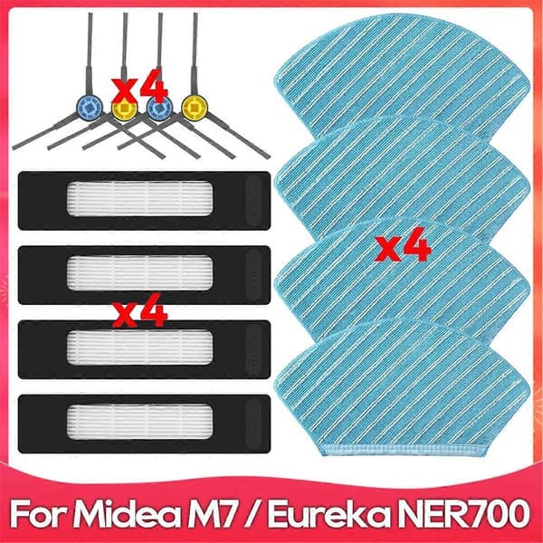 Varaosat Midea M7 Robotti-imurin Lisävarusteille