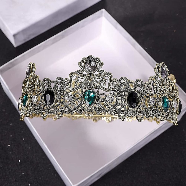 King Crowns For Men Metal, Vintage Full Royal King Crowns