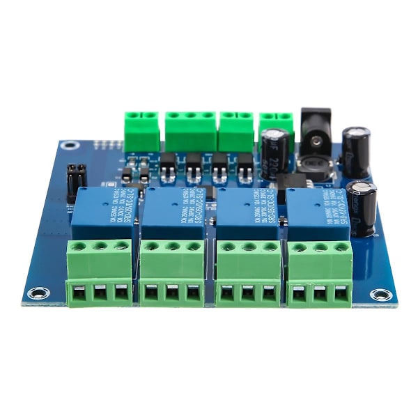 Modbus RTU 4-veis relémodul 7-24V relémodulbryter RS485/TTL inngang og utgang med anti-revers beskyttelse