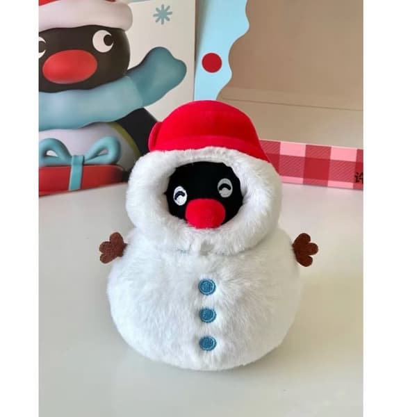 Pingu DouDou -sarjan lumiukko-pingviinipehmo