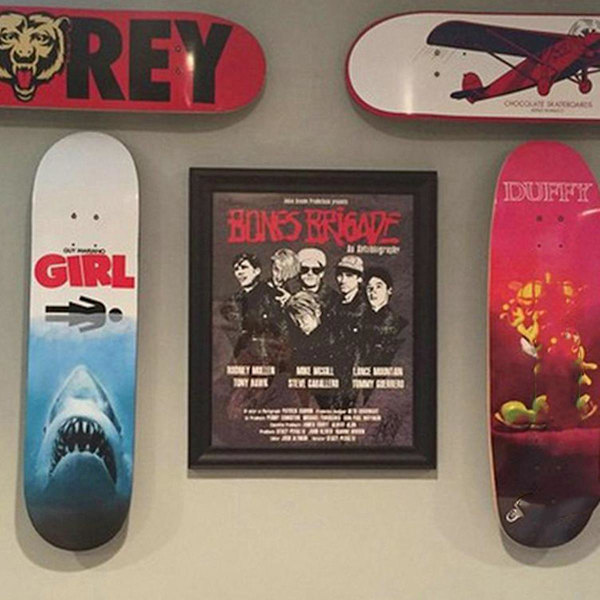 Skateboard Flydende Dæk Display Skateboard Flydende Vægmontering Longboard Væghæng, 2 Pak
