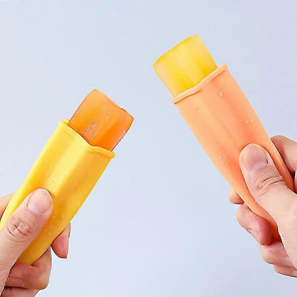 4 stk. Silikon Iskremformer Ispinner Form Sjokolade Gelé Maker BPA Fri Iskrem