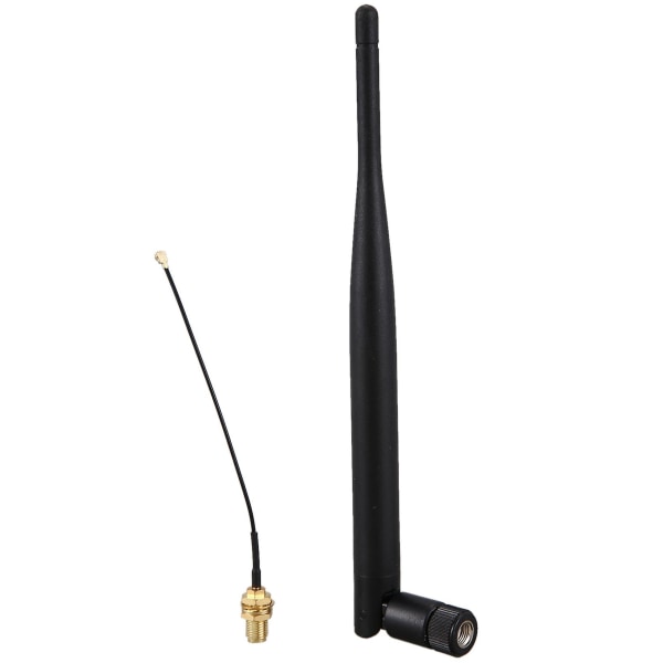 433mhz 5dbi Gsm Rp-sma Plug Gummi Lorawan Antenne+ipx Til Sma Kabel