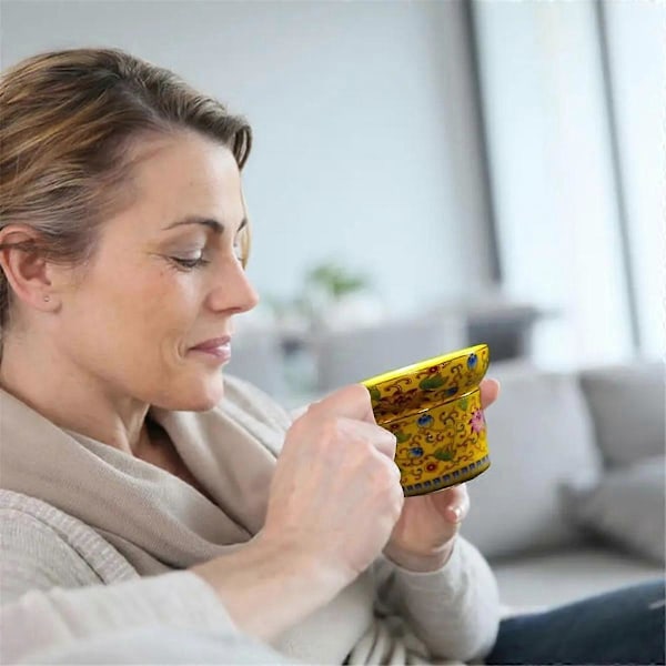 Porcelæns Te Si Te Redskaber til Enkelt Kop Effektiv Keramisk Te Tilbehør Infuser