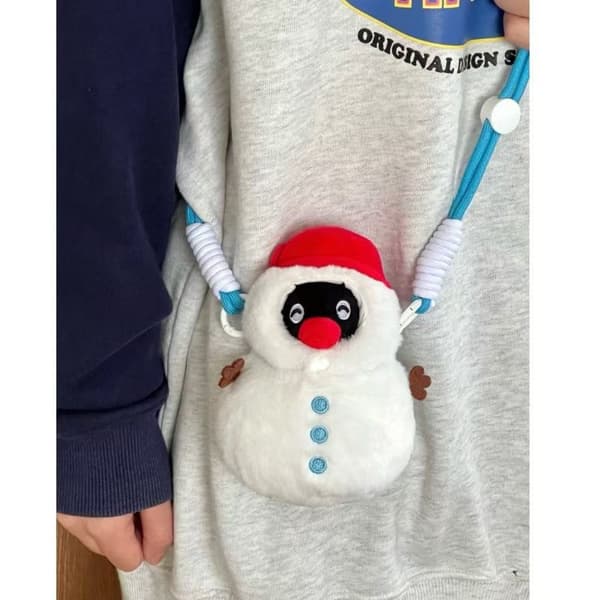Pingu DouDou -sarjan lumiukko-pingviinipehmo