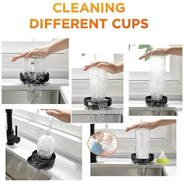 Kran Glass Skyller For Kjøkken Oppvaskkum Automatisk kopp Vaskemaskin Bar Glass Vaskemaskin Kaffekande Vaskekopp