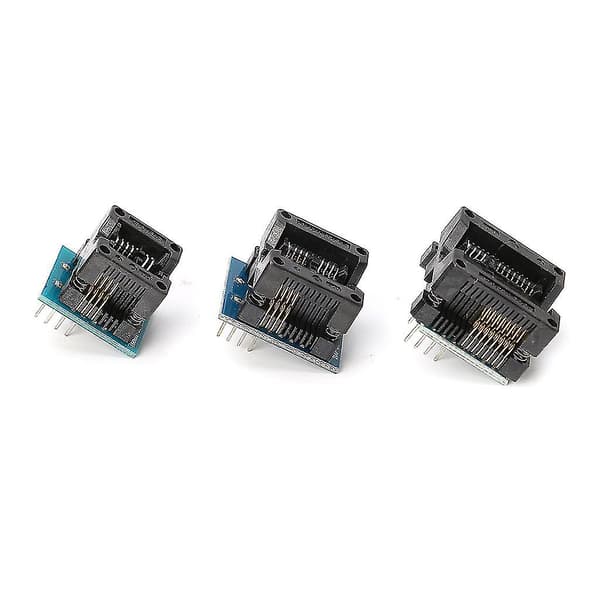 3 stk. Sop16 til Dip8 Adapter+sop8 Adapter Ic Programmeringssokkel Kompatibel med Ezp2010 Ezp2013