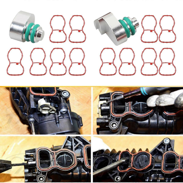 Swirl Flap Plug Sletningssæt Med Pakninger Til N57 N57s E92 E93