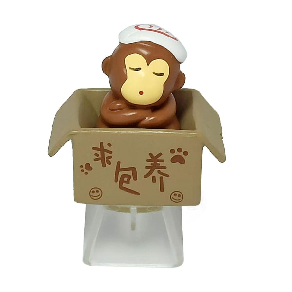 1 kpl tee-se-itse sarjakuva-anime-apina-avaimenperä, taustavalaistu näppäinsuoja lapsille lahjaksi