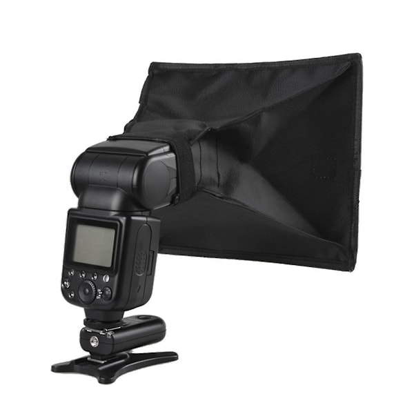 For DSLR Kamera Universell Ekstern Blitsdeksel Fyllelys Bærbar Mini Softboks Takblits 20X30cm