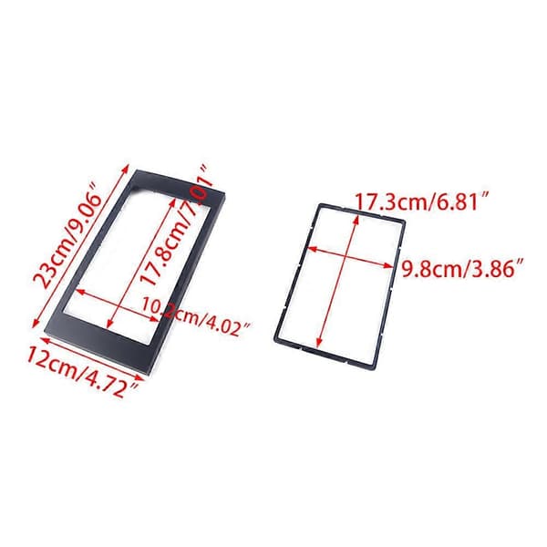 2 DIN DVD Stereo Radio Navigation Fascia Panel Surround Plade Ramme Adapter Passer til Ford Focus C-Max