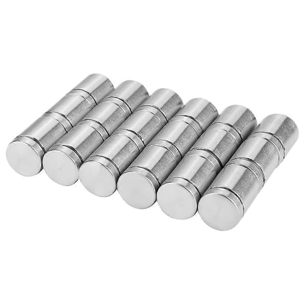 18 st M19*25mm Rostfria Reklamskruvar Glasavståndsstift Spikar