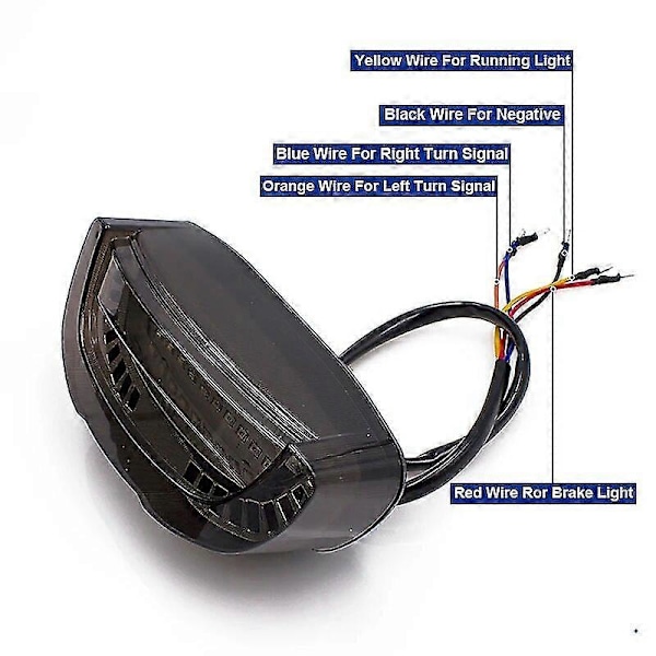 Motorcykel LED Bremselys Integreret 4 I 1 Blinklys Til Honda Kawasaki Suzuki Yamaha Motorcykel Modificeret Tilbehør