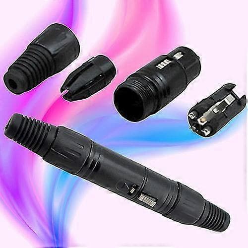 5 Par Audio Mikrofon Adapter XLR 3 Benet Han til Hun Stik