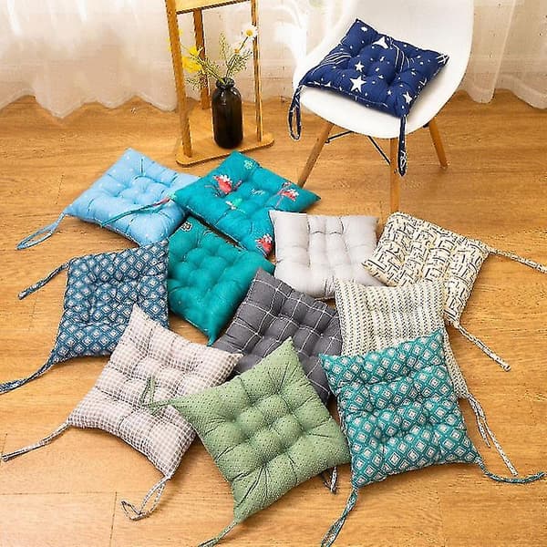 Fire årstider børstet kontor student rumpe stol pute tatami pute 40,0 cm * 40,0 cm * 2,0 cm polyesterfiber polyester jaspis polka dot