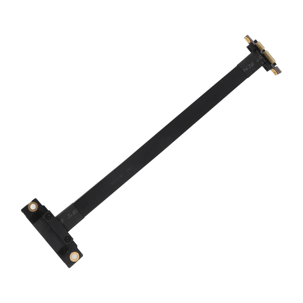 Pcie X1 Riser-kabel Dobbel rettvinklet Pcie 3.0 X1 til X1-forlengelseskabel 8gbps Pci 1x Riser-kort 20cm