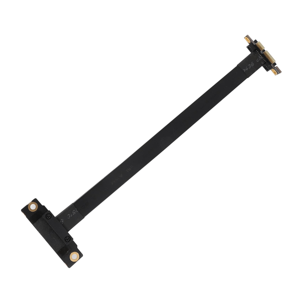 PCIe X1 Riserkabel Dobbelt Rett Vinkel PCIe 3.0 X1 Til X1 Forlengelseskabel 8gbps Pci 1x Riserkort 20cm